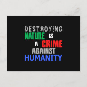Postal Cambio climático Tierra Futuro Planeta Idea de Reg