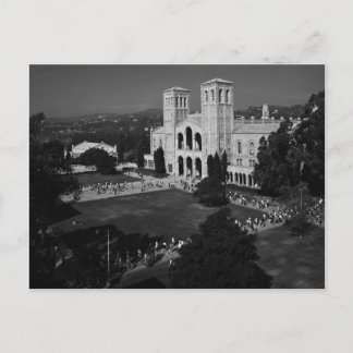 Postal Cambio de clase UCLA, del edificio de la vieja fís