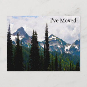 Postal Cambio de color de la acuarela en cascada