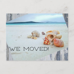 Postal Cambio de dirección en la playa