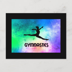 Postal Cambio de Gimnasia Salto Acuática