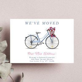 Postal Cambio de la Bicicleta Dirección l Cute Flora que 
