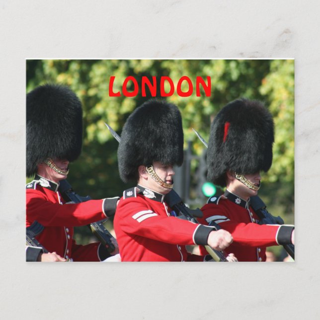 Postal Cambio de la Guardia de Londres (Anverso)