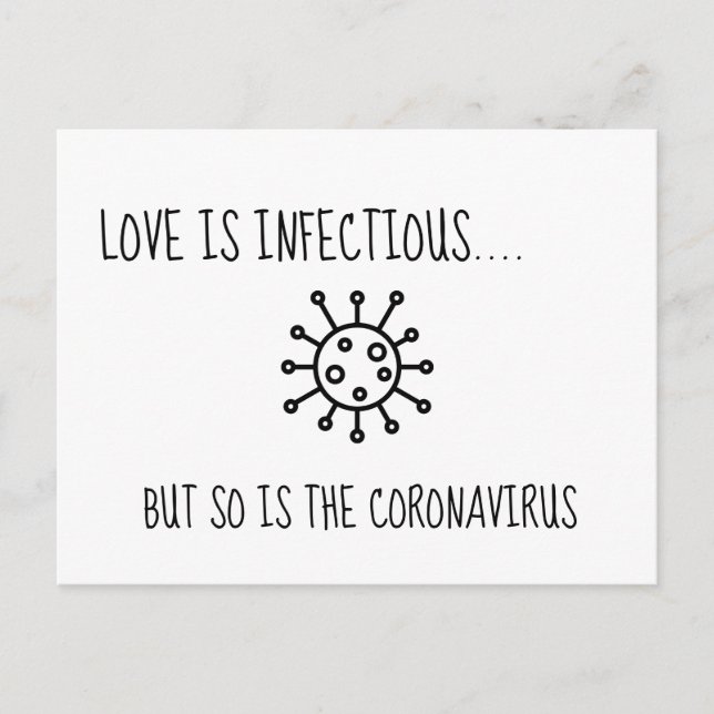 Postal Cambio de planes postergados o cancelados bodas (Anverso)