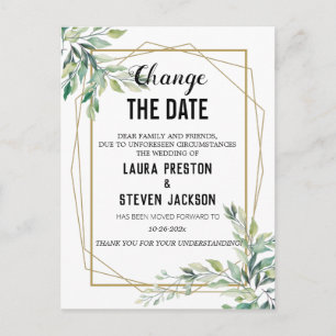 Postal Cambio geométrico de la veneración