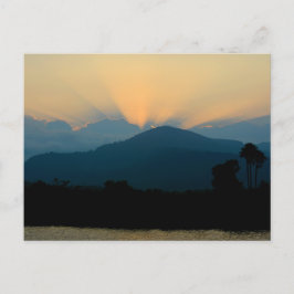 Postal Cambodia - sunset Kampot