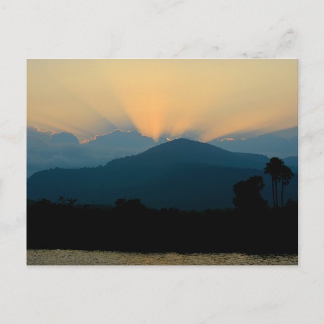 Postal Cambodia - sunset Kampot (Anverso)