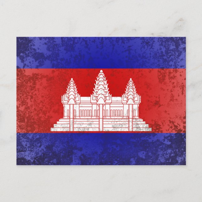 Postal Camboya (Anverso)