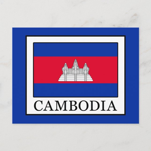 Postal Camboya (Anverso)