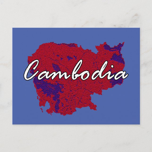 Postal Camboya (Anverso)