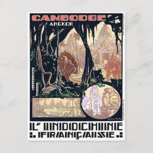 Postal Camboya, Angkor, L'Indochine, Viajes de Asia Vinta