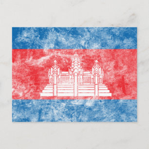 Postal Camboya vintage