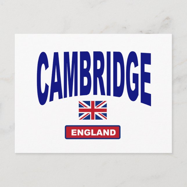 Postal Cambridge England (Anverso)