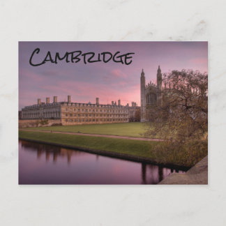 Postal Cambridge, Reino Unido, Postcard