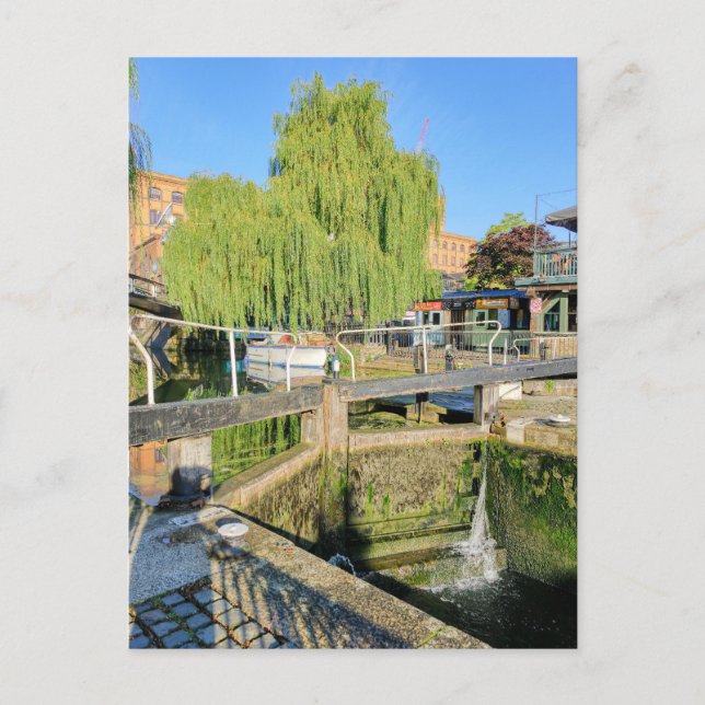 Postal Camden Lock, Londres Reino Unido (Anverso)