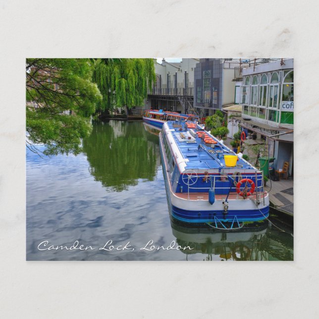 Postal Camden Lock, Londres Reino Unido (Anverso)