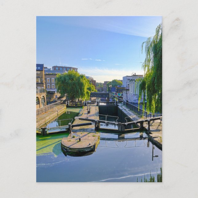 Postal Camden Lock, Londres Reino Unido (Anverso)