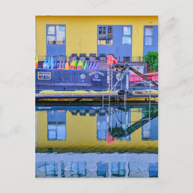 Postal Camden Lock, Londres Reino Unido (Anverso)