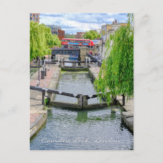 Postal Camden Lock, postal de Londres UK (Anverso)