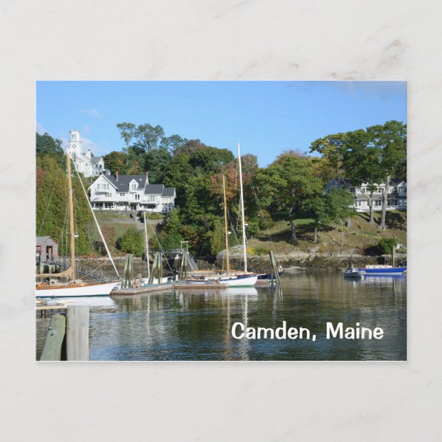 Postal Camden, Maine (Anverso)