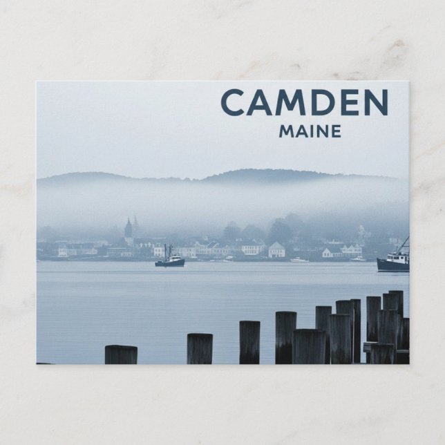 Postal Camden Maine Travel (Anverso)