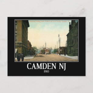 Postal Camden, Nueva Jersey, Vintage