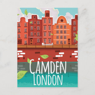 Postal Camden, poster de viajes vintage de Londres
