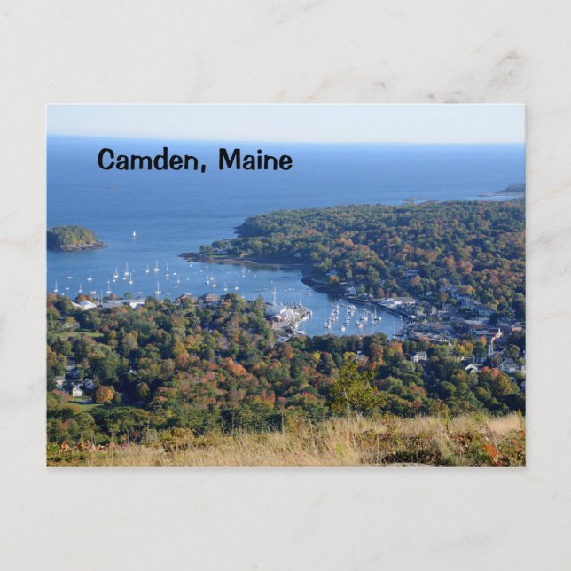 Postal Camden, puerto de Maine (Anverso)