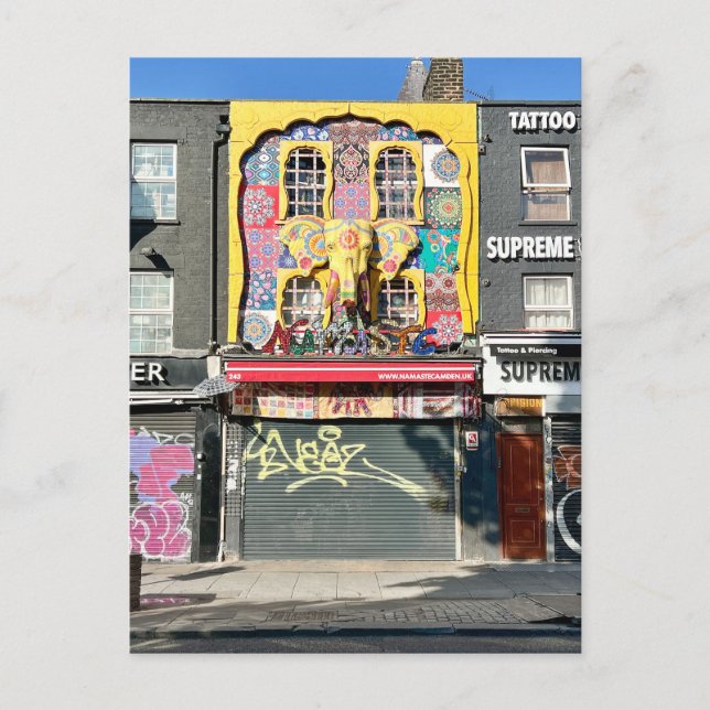 Postal Camden Town, London UK Postcard (Anverso)