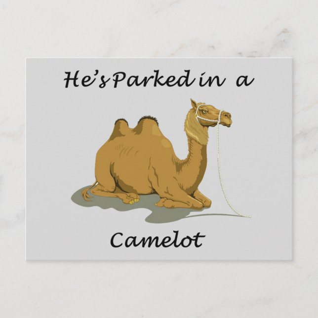 Postal Camel Camelot Humor (Anverso)