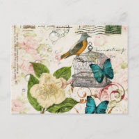 camélia de aves de mariposa camélia moderna vintag