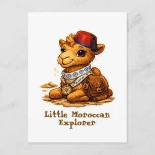 Postal Camello Explorador Marroquí Pequeño Personalizado