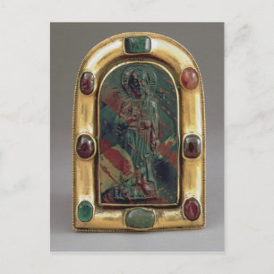 Postal Cameo de Cristo bendiciendo