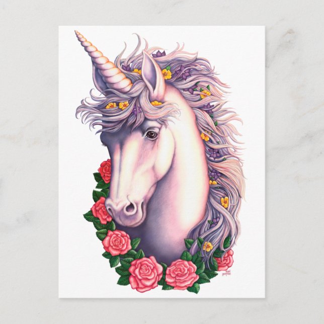 Postal Cameo de Unicorn (Anverso)