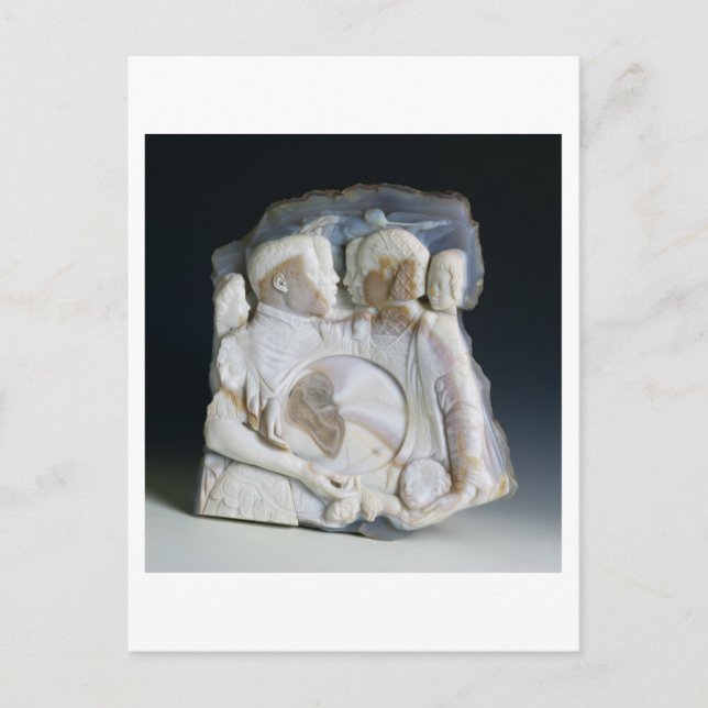 Postal Cameo representando a Cosimo de Medici (1519-74) y (Anverso)