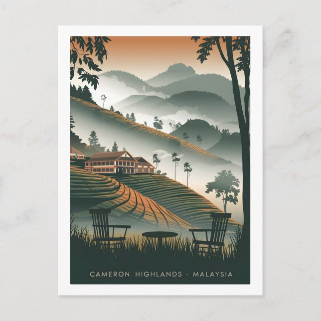 Postal Cameron Highland Malaysia (Anverso)