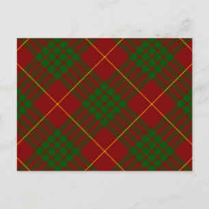 Postal Cameron tartan green