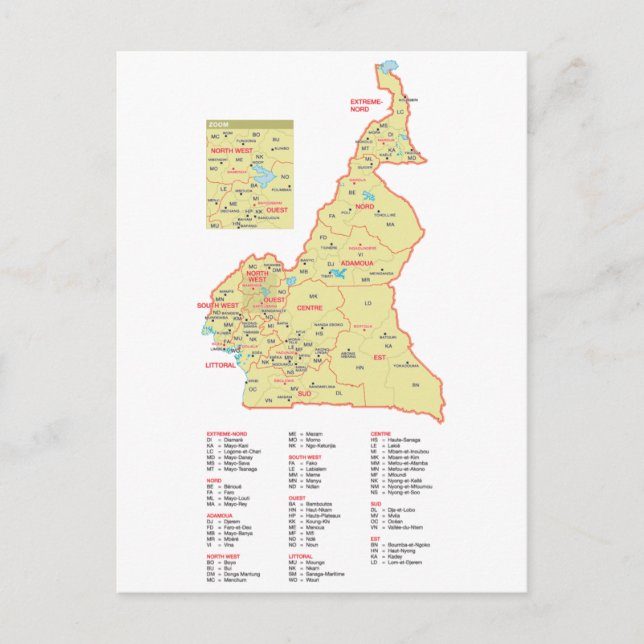 Postal Camerún (Anverso)