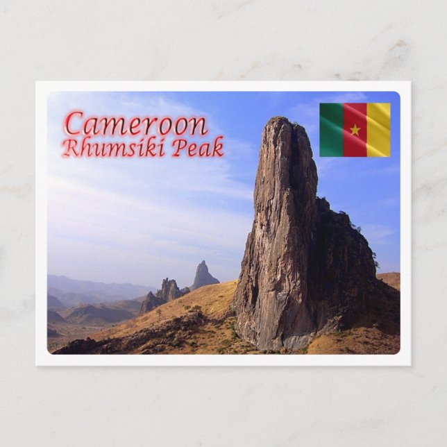 Postal Camerún - Pico Rhumsiki - (Anverso)