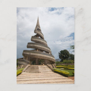 Postal Camerún - Yaounde - El monumento a la Reunificació