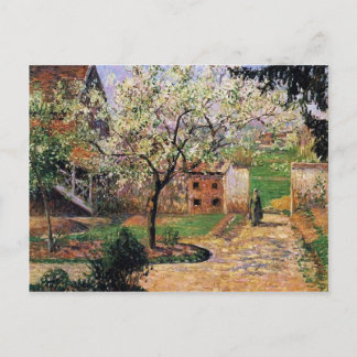 Postal Camille Pissarro - Árbol de ciruelas, Eragny