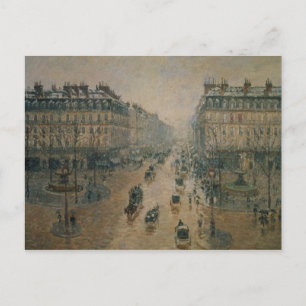 Postal Camille Pissarro Avenue de L'Opera, París, 1898