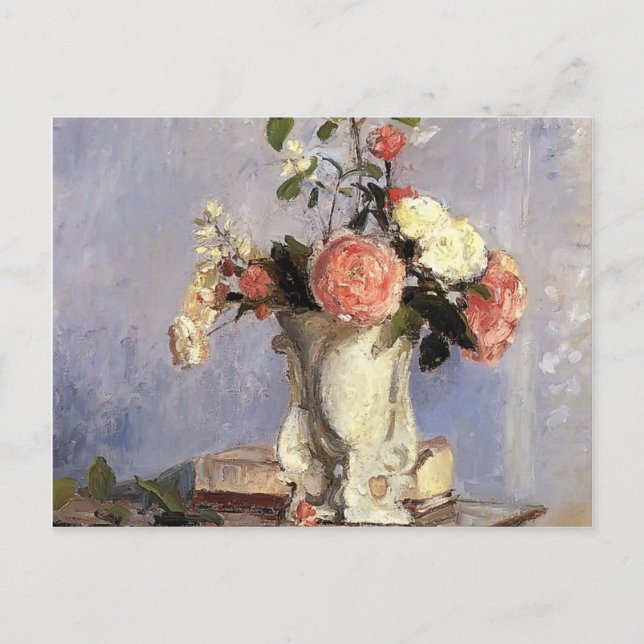 Postal Camille Pissarro - Bouquet de flores (Anverso)