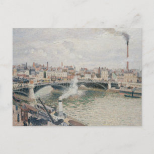 Postal Camille Pissarro - Buenos días, un día nublado, Ro