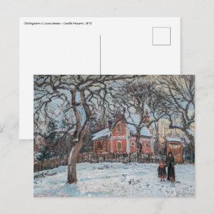 Postal Camille Pissarro - Castaños en Louveciennes