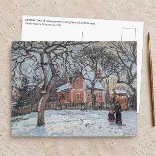 Postal Camille Pissarro - Chataigniers en Louveciennes