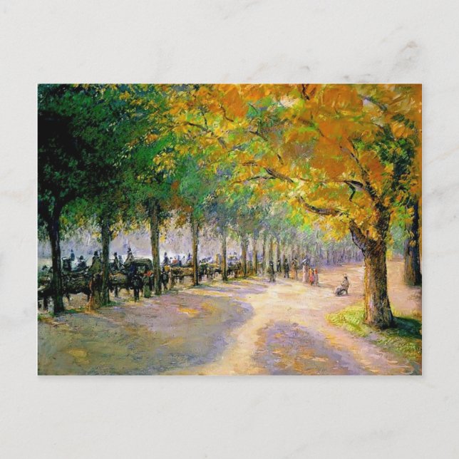 Postal Camille Pissarro- Hyde Park, Londres (Anverso)
