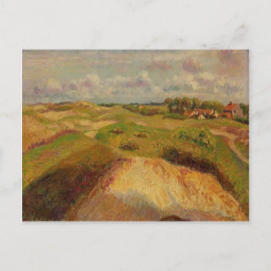 Postal Camille Pissarro - Las dunas en Knocke, Bélgica
