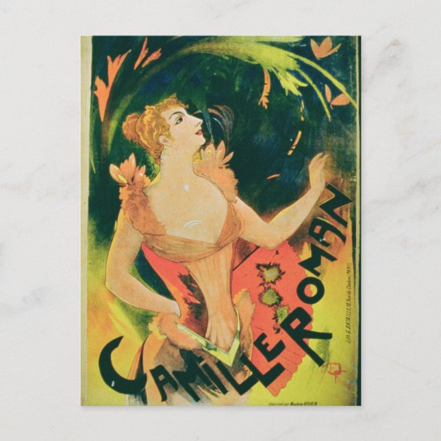 Postal 'Camille Roman' (color litho) (Anverso)