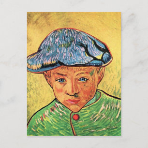 Postal Camille Roulin por Vincent van Gogh